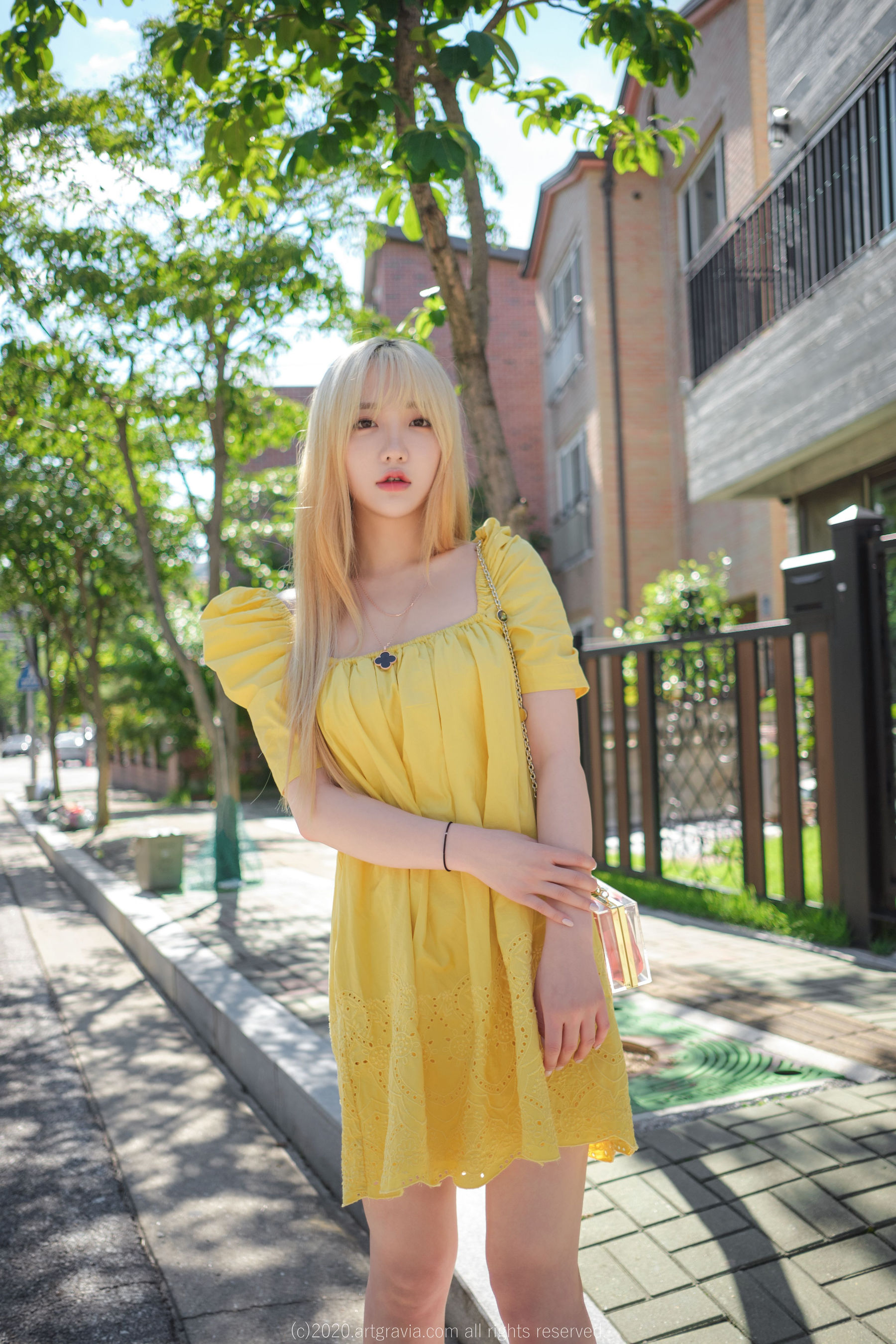 [ARTGRAVIA] 孫樂樂 – 黄色连衣裙+床拍SM调教高品质私家拍摄作品良心推荐