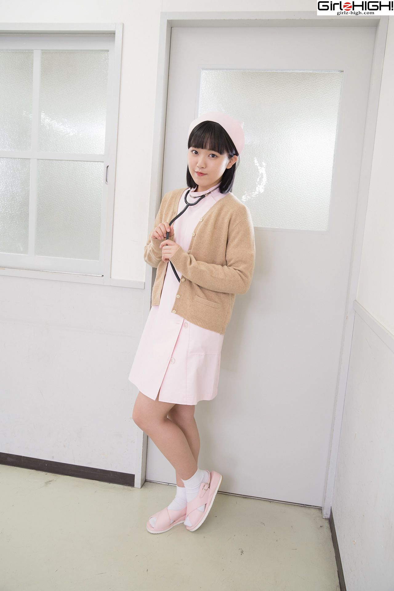 [Girlz-High]清纯护士制服制服诱惑:香月杏珠(香月りお)无删减私房写真传疯了(45P)