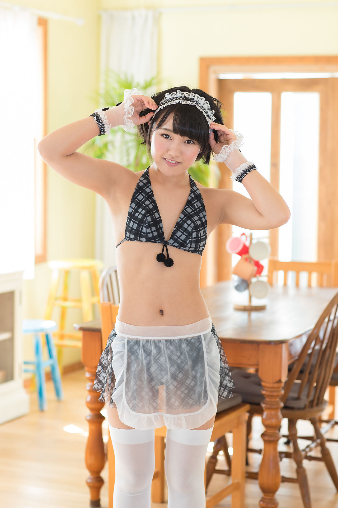 [Minisuka.tv]日本少女美厨娘:香月杏珠(香月りお)高品质写真大图收藏合集(45P)