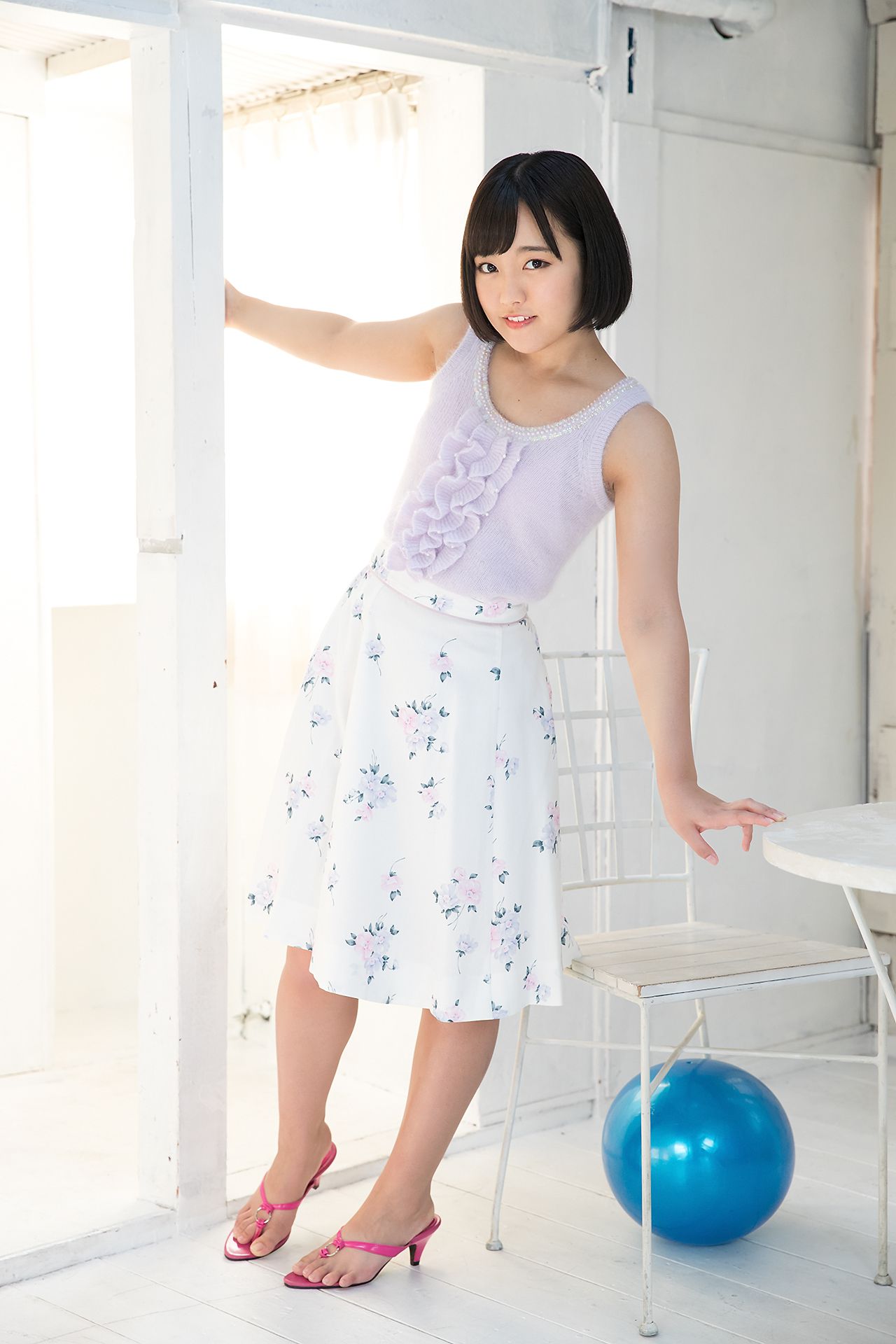 [Minisuka.tv]清纯短发连衣裙:香月杏珠(香月りお)高品质壁纸图片珍藏版(40P)