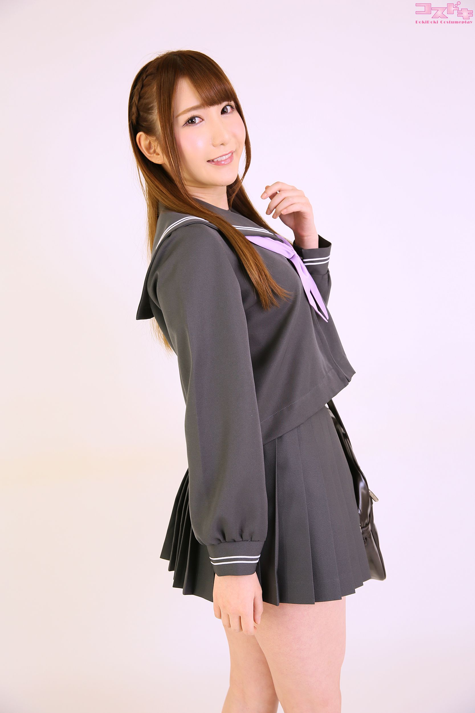 [Cosdoki]学生制服:星咲伶美(上村丽美)高品质私房写真在线浏览(35P)
