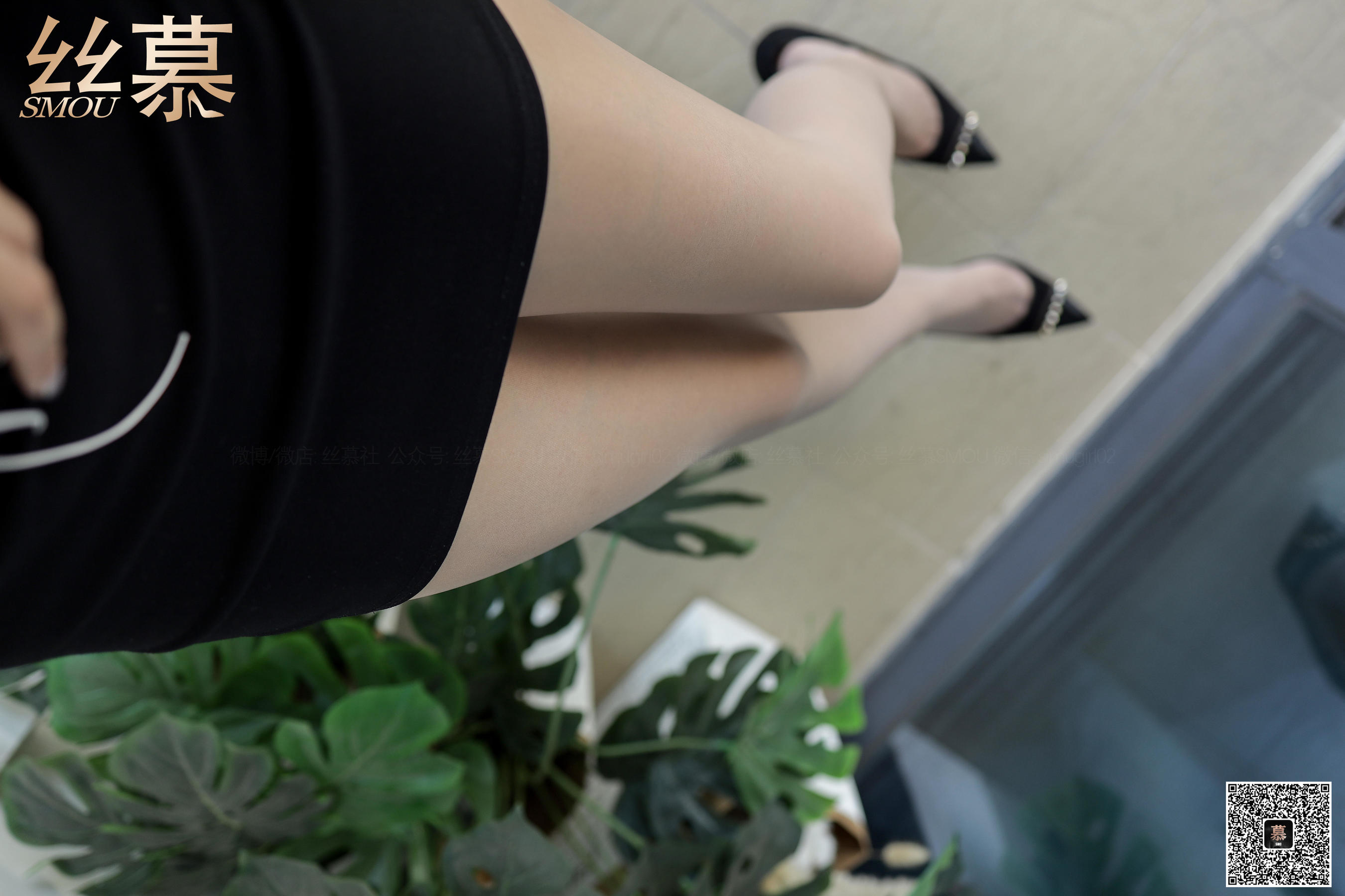 [丝慕]丝袜短裙吊带:米朵高品质写真大图收藏合集(58P)